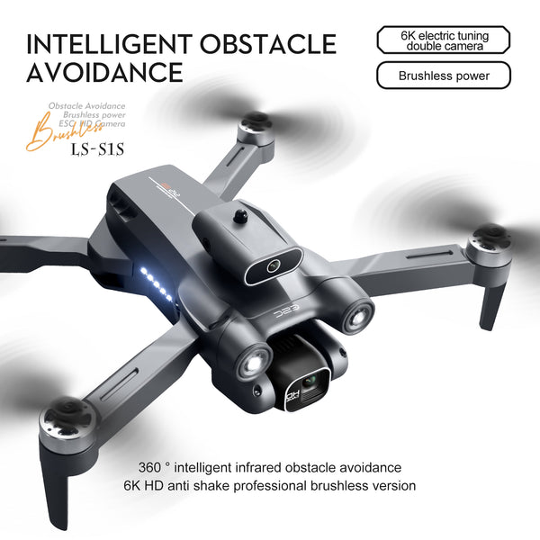 LSRC-S1S 6K Brushless Optical Flow Positioning Aerial Photography Drone